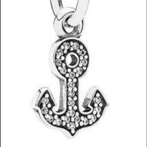 Pandora CZ Dangle Anchor charm
